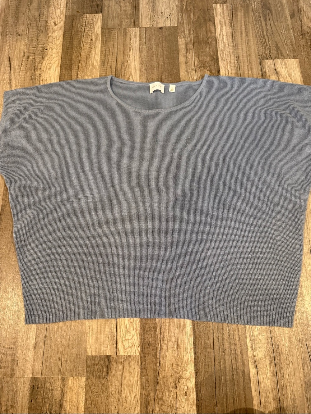 Light Blue Women's Knit Boxy Sweater size Large